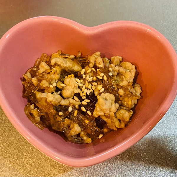 春雨とひき肉の炒めもの