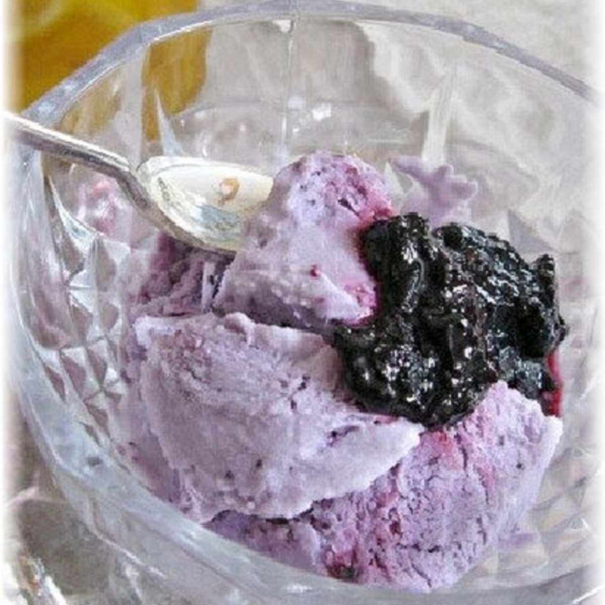 保存袋で簡単ブルーベリーアイスクリーム