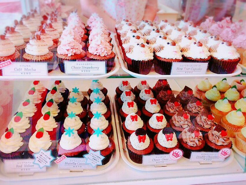 すべてが可愛い💞東京未進出のインスタ映えカップケーキ🥧🎀Nom de plume ノンデプルーム