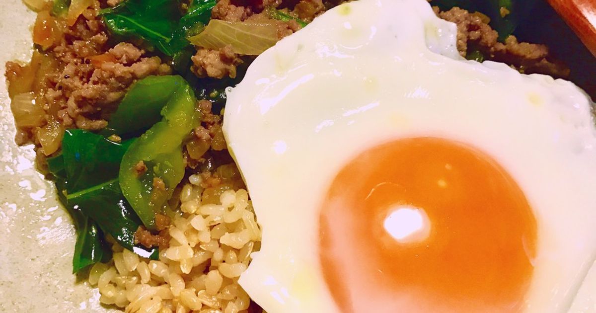 ナンプラーなし超簡単ガパオライス♡