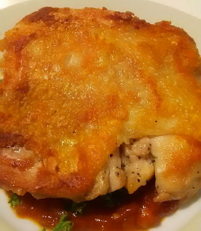 鶏もも肉のパリパリ焼き♪