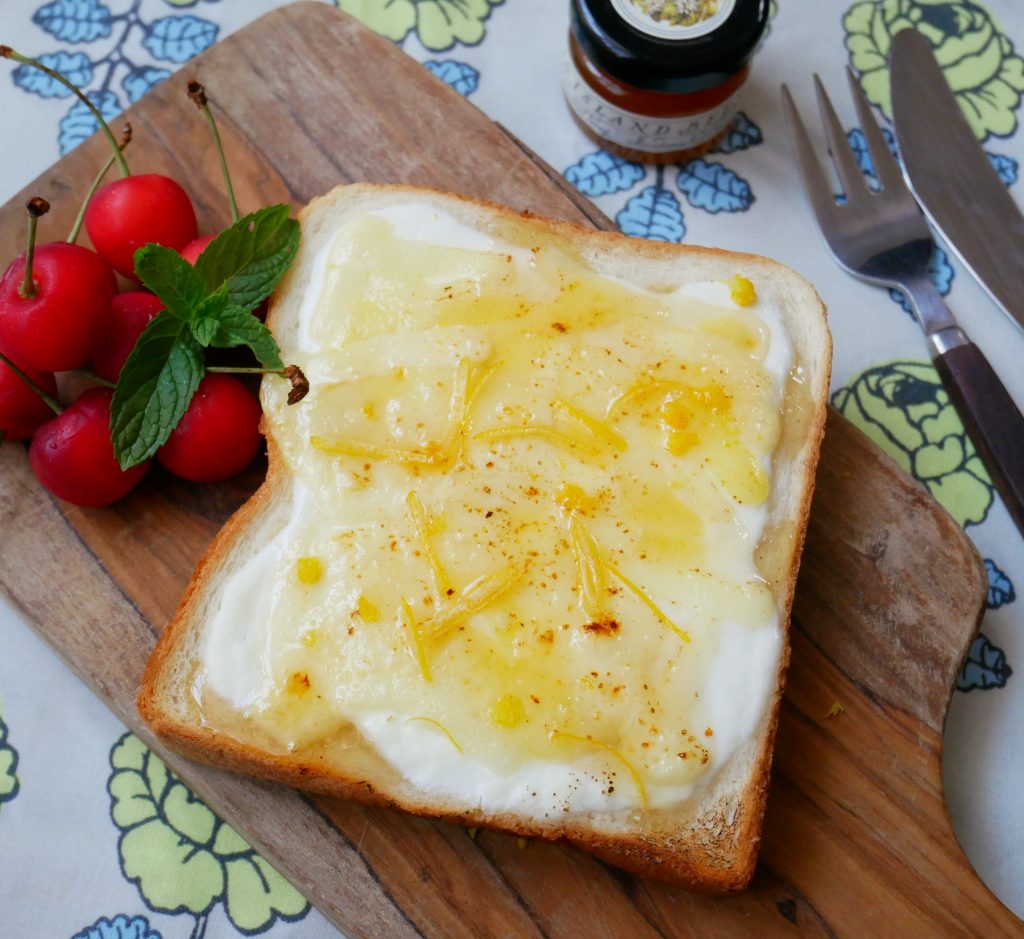 ヘルシーなのにおいしい！ チーズケーキ風トースト
