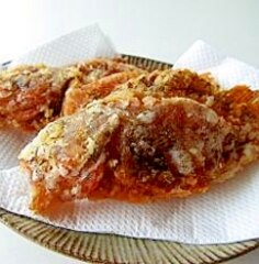フライパンでカサゴの塩焼き