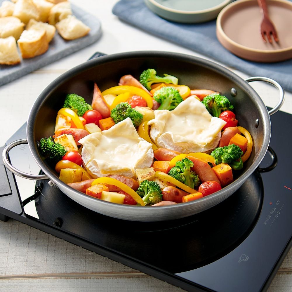 焼き玉ネギのカマンベールチーズのせ 副菜