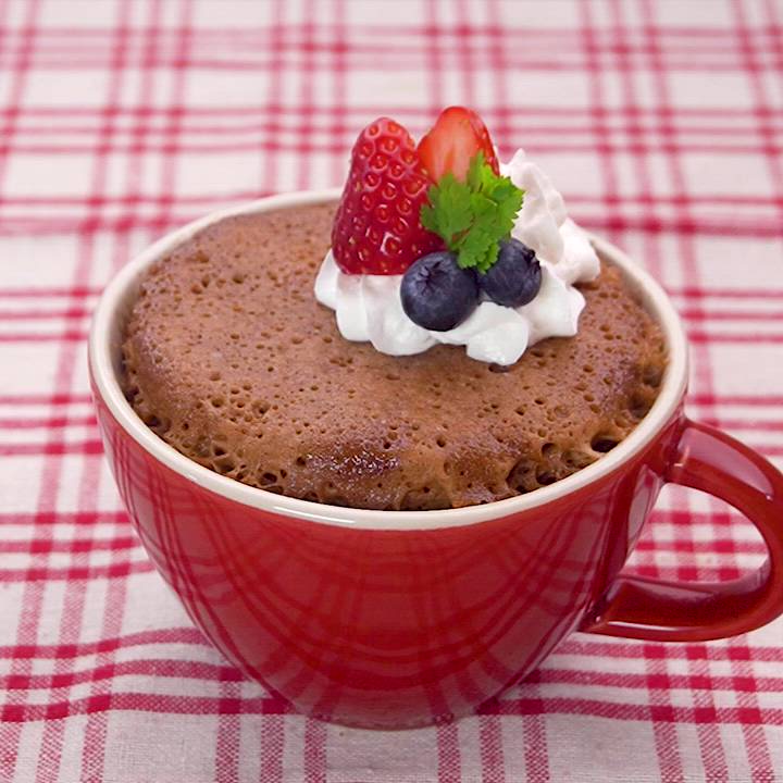 電子レンジでできる!レンジチョコマフィン デリッシュキッチン