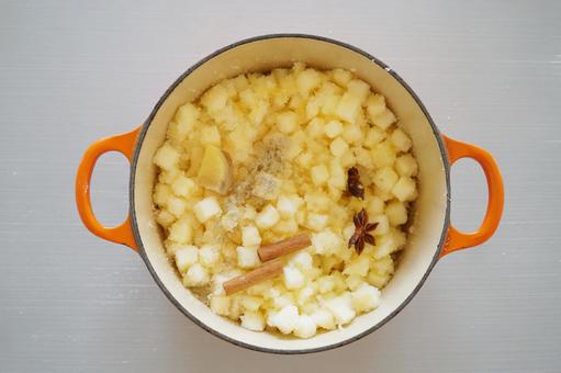 11月スマイルレシピ『砂糖なし！レンジで煮りんご』 2020.11.04料理教室『七ツ森』のサクっと簡単スマイルレシピ♪