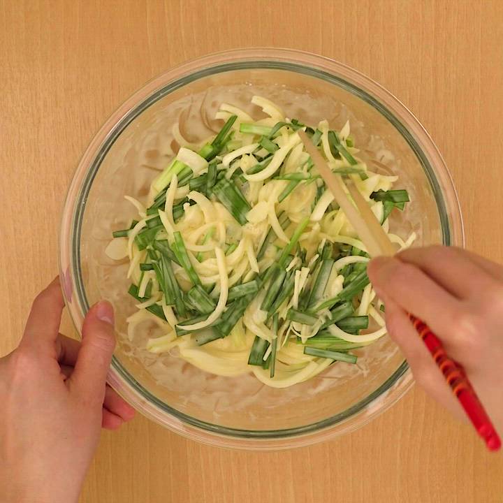 カリッ!もちっ!うま! にんじんだけチヂミ