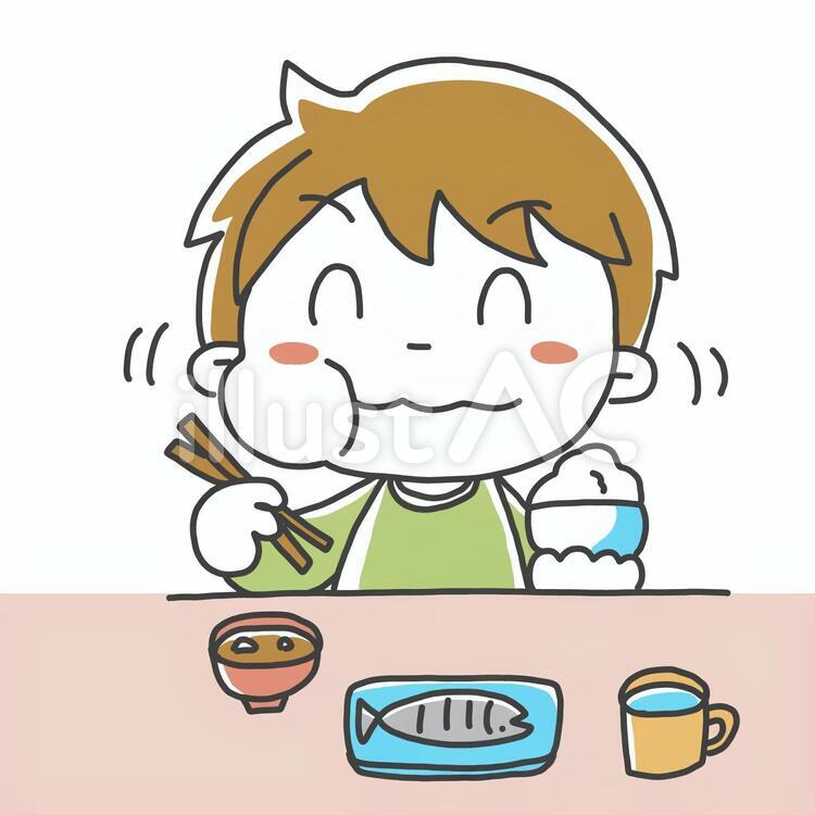 食事中の猫かわいいフリーアイコン・イラストの無料素材サイトフリーペンシル