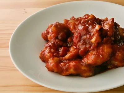 炒めて簡単！ 鶏むね肉の梅ポン酢炒め