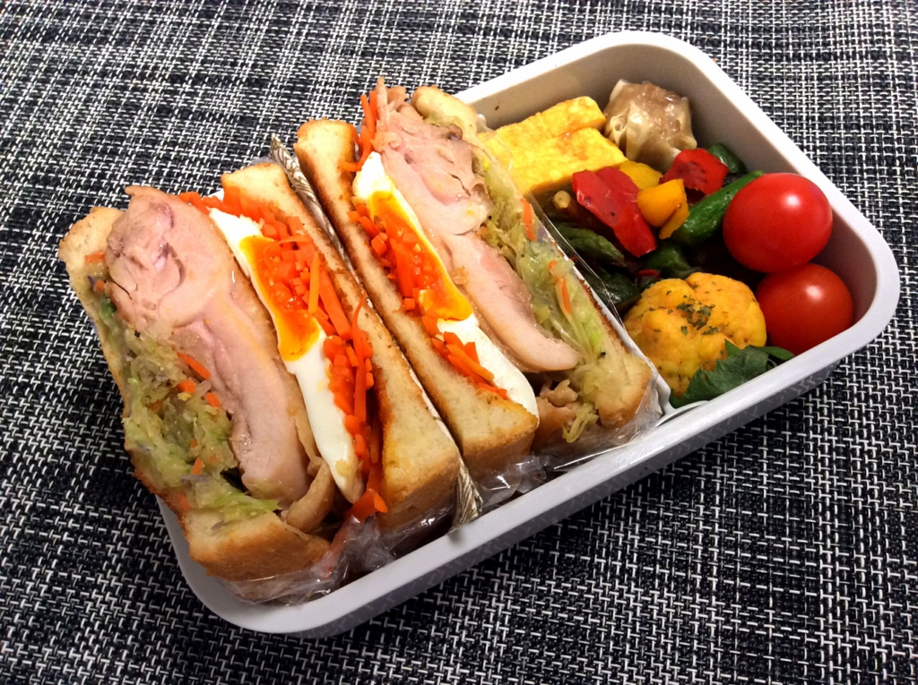 お弁当に☆スクランブル焼きサンド