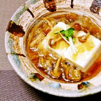 たぬき豆腐～簡単3stepおつまみ～