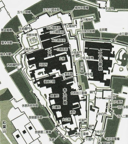 2．大江戸御本丸大奥向惣絵図面｜東京都立図書館