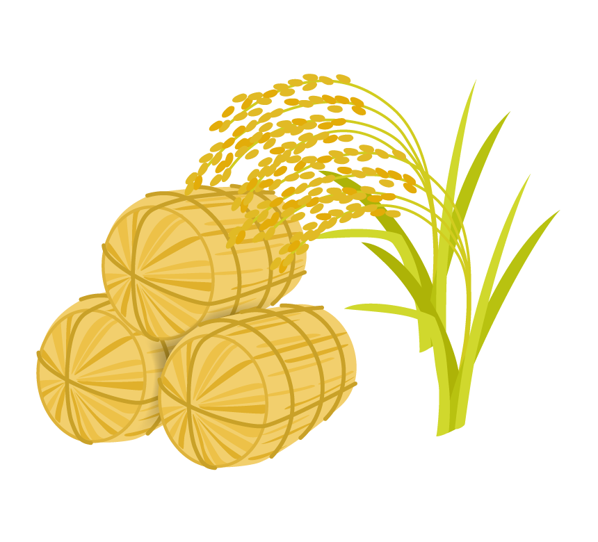 米袋に入ったお米のイラスト無料のフリー素材 イラストエイト