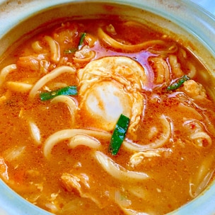 ひとり鍋にも♪ 白だしで作る「鍋焼きうどん」レシピ・作り方