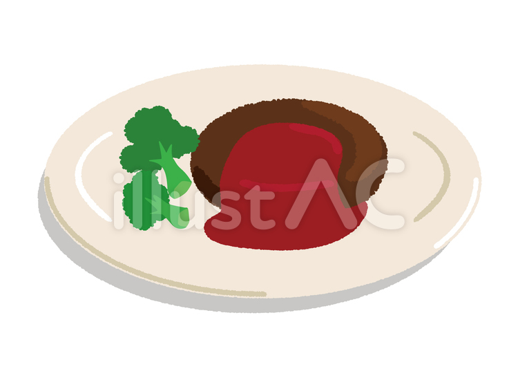 ハンバーグ イラスト イラスト素材4353270- フォトライブラリ