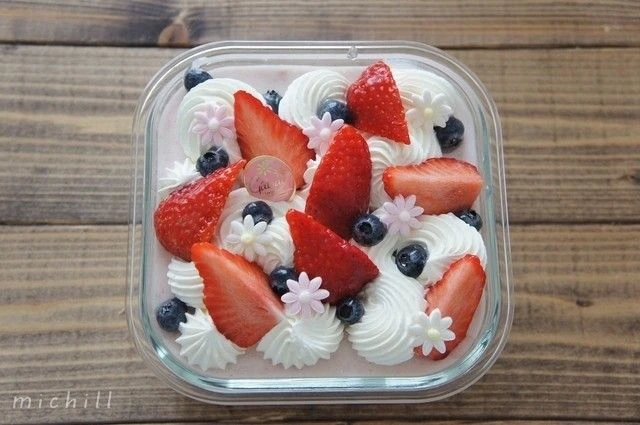 あのフルーチェが可愛く変身♡超簡単スイーツ！いちごプリンmichill byGMO ミチル