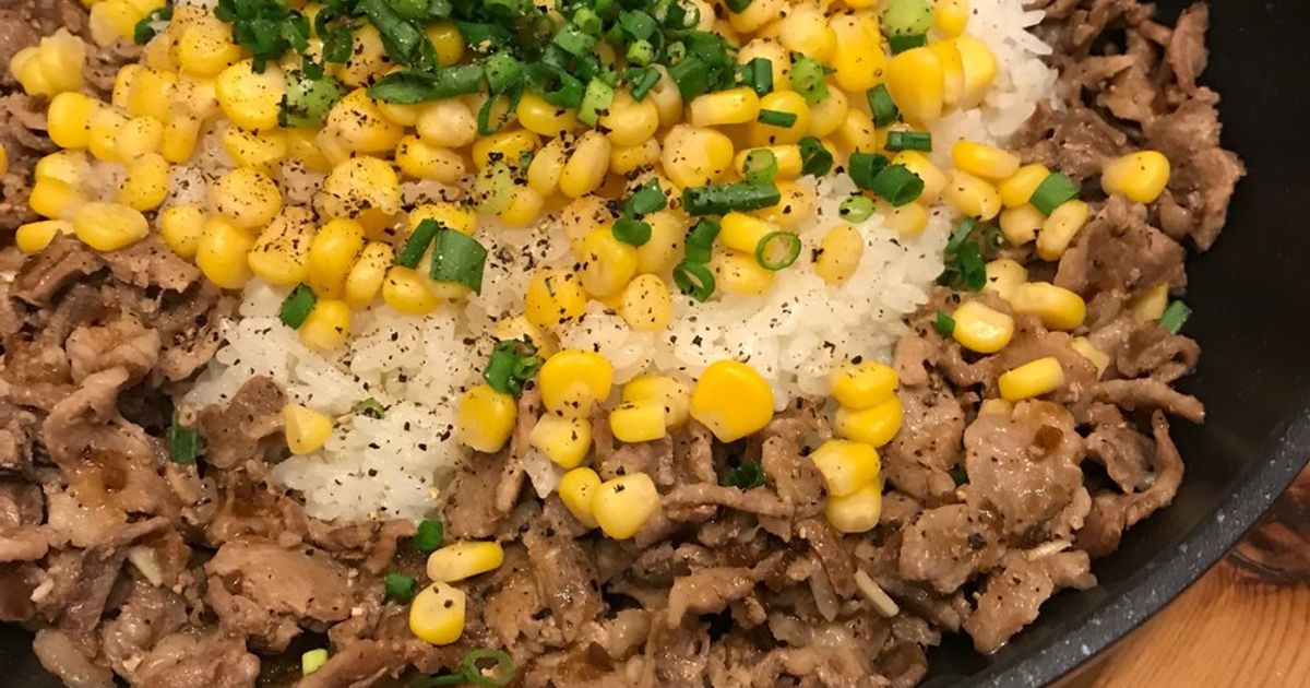 スキレットだけで簡単に作れるキャンプ飯「ペッパーランチ風ライス」を作ってみた。OUTDOOR SHIGA アウトドアシガ