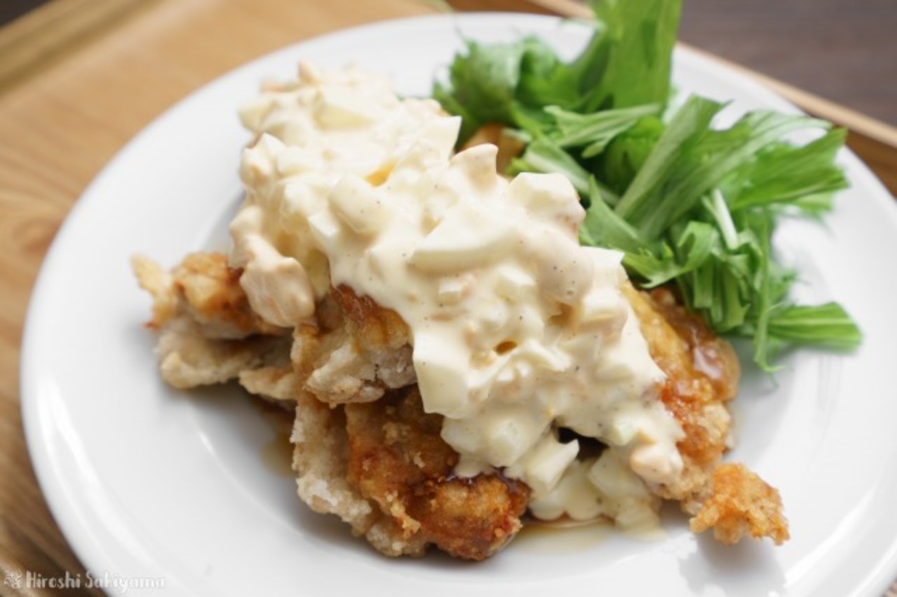 洋食屋さんのチキン南蛮無農薬・有機野菜・無添加食材レシピ