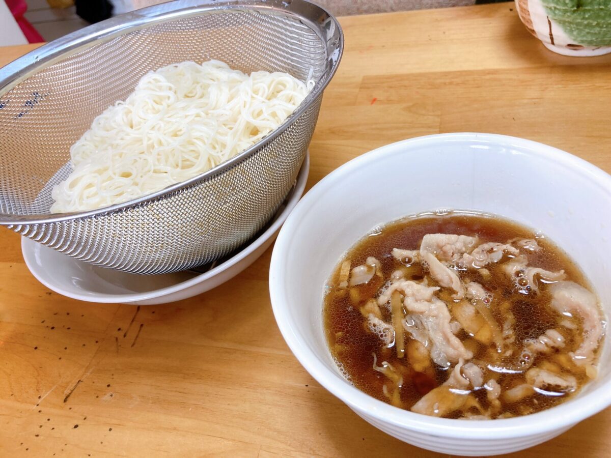 キムチひやむぎVSキムチそうめん美味しいお酒を呑むために