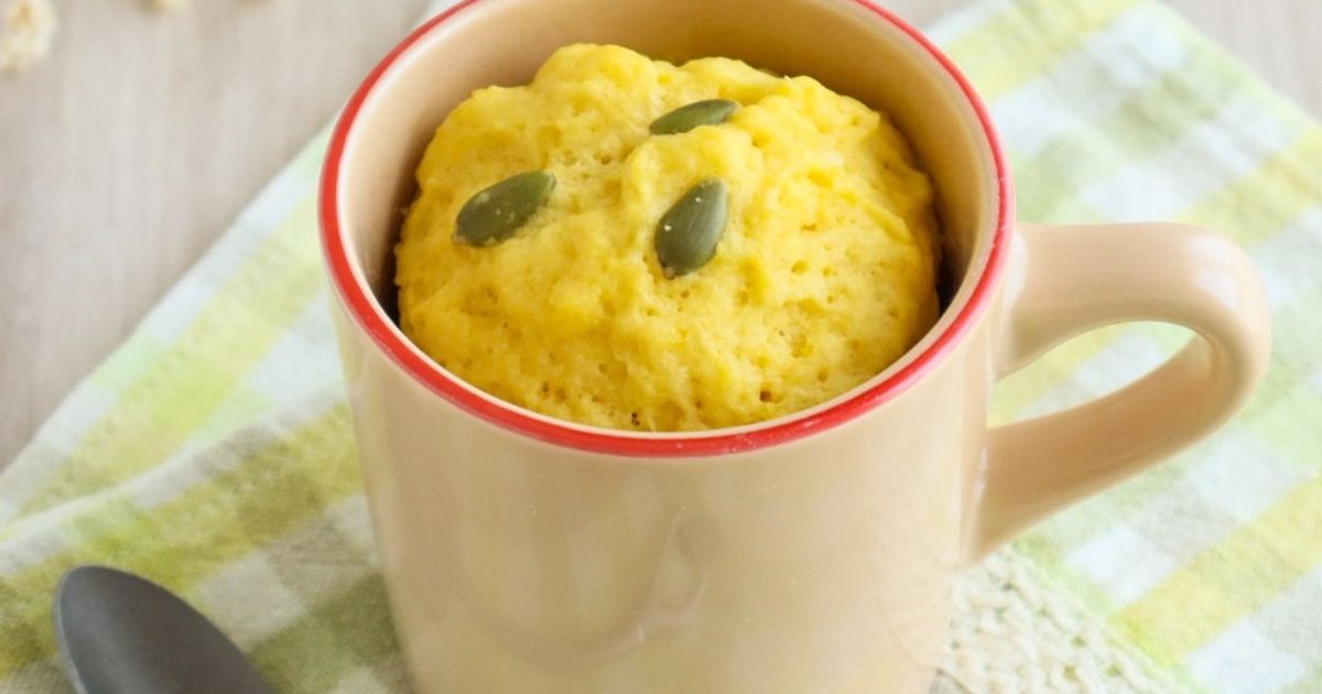 レンジで3分！かぼちゃのおから蒸しパン