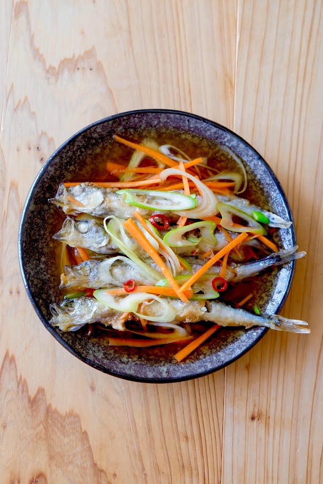 「きょうの料理」さけとなすの南蛮漬け