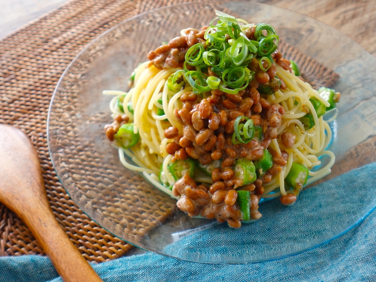 納豆冷製パスタの隠し味！さっぱり簡単レシピ