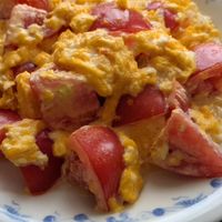 ミニトマトの卵炒め