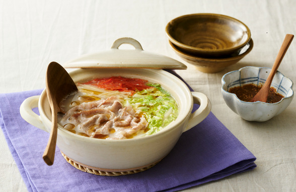 ごまみそ豆乳鍋