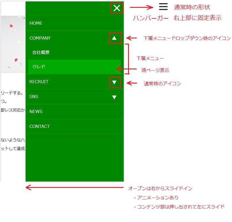 多階層ドロップダウン対応レスポンシブメニュープラグイン「WP Responsive Menu」セットアップサイテックファクトリ
