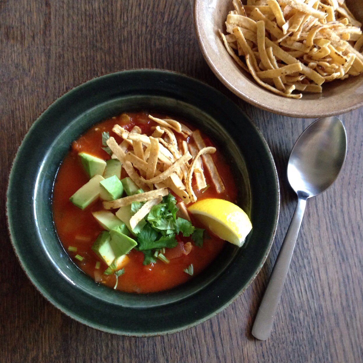 トルティーヤ スープ、メキシコ料理の写真素材・画像素材 Image 15828180