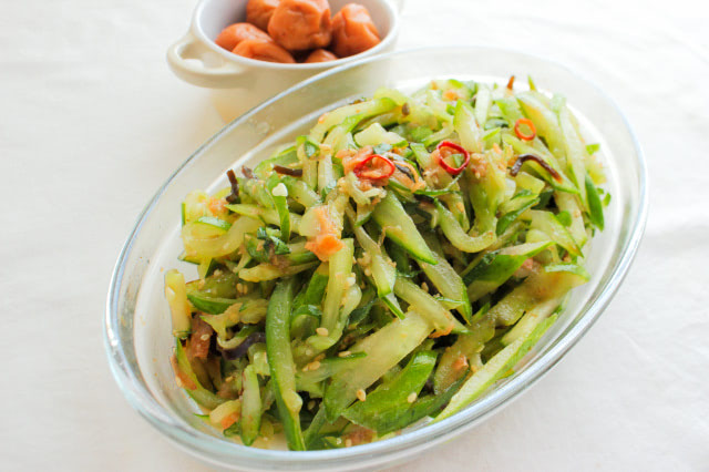 \さっぱり , 『大根ときゅうりの梅おかか和え』