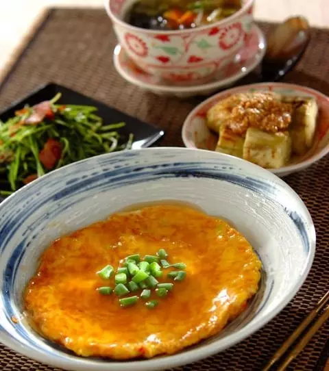 焼きさばの甘酢マリネ、カニアボタルタル和えeフレンズ ぱくぱく献立くん