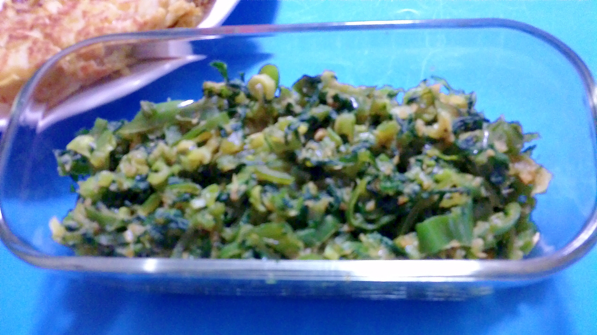 小松菜と三色ピーマンの浅漬け