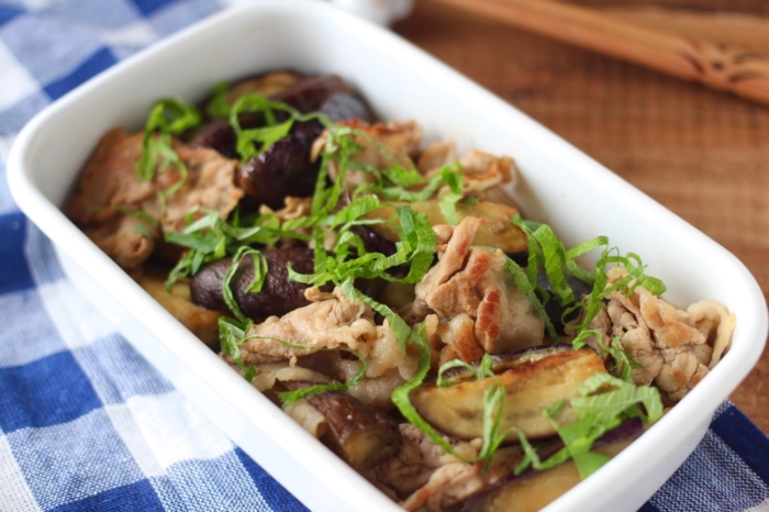 食べる手がとまらない！「豚こま肉となすのピリ辛ポン酢炒め」スーパーマーケットバロ