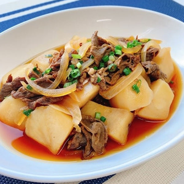 100g レシピ「めんつゆでカンタン鶏ひき肉の肉じゃが」を公開株式会社ニュー・クイック