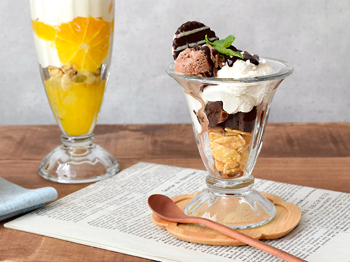 しあわせ春色スペシャルいちごパフェの作り方