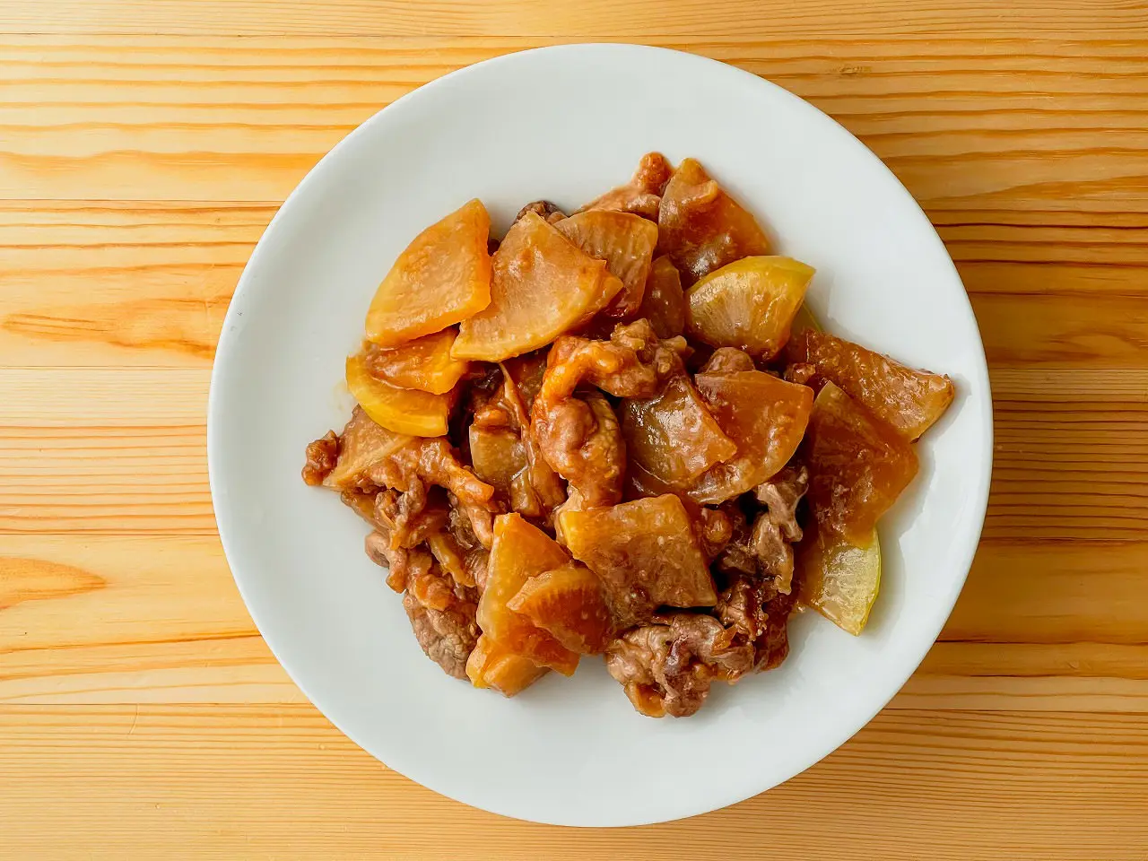 豚こま肉と大根でガッツリ♡豚こま麻婆大根 by SAKI♩♩クックパッド簡単おいしいみんなのレシピが392万品