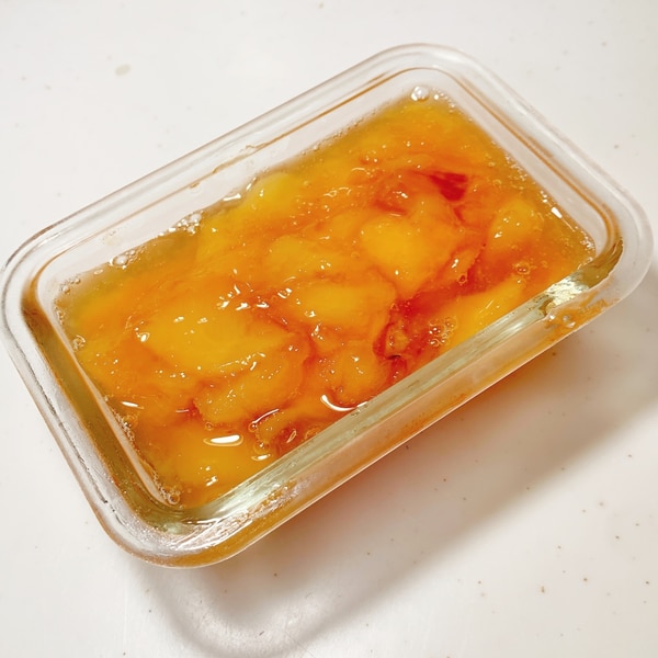 皮でピンクに色付けする「桃ジャムの作り方」minneとものづくりと