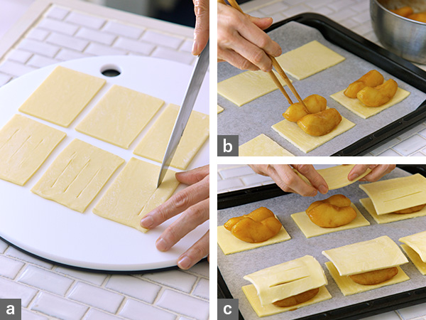 りんごとクリームがたっぷり！アップルカスタードパイのレシピ