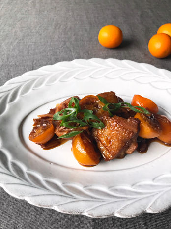 クセになる味！ 鶏もも肉のソテー金柑ソース