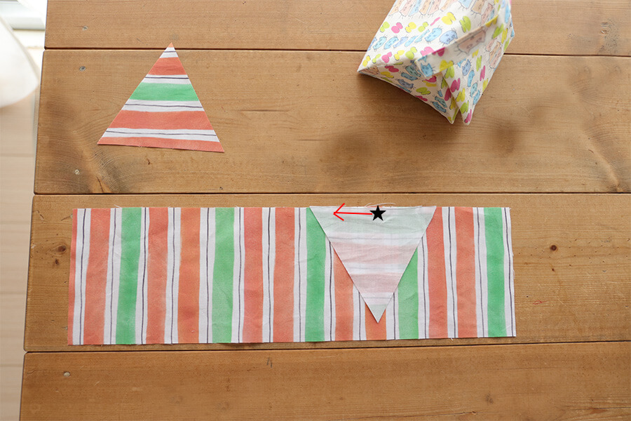 おにぎりポーチの作り方を紹介