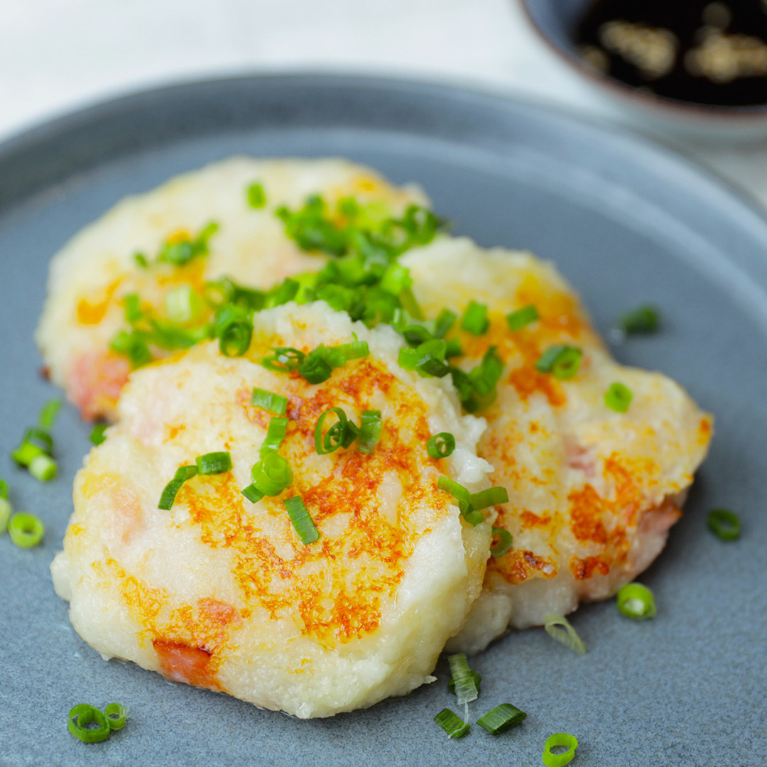 ベーコンチーズdeカリもち大根餅作り置き大量消費