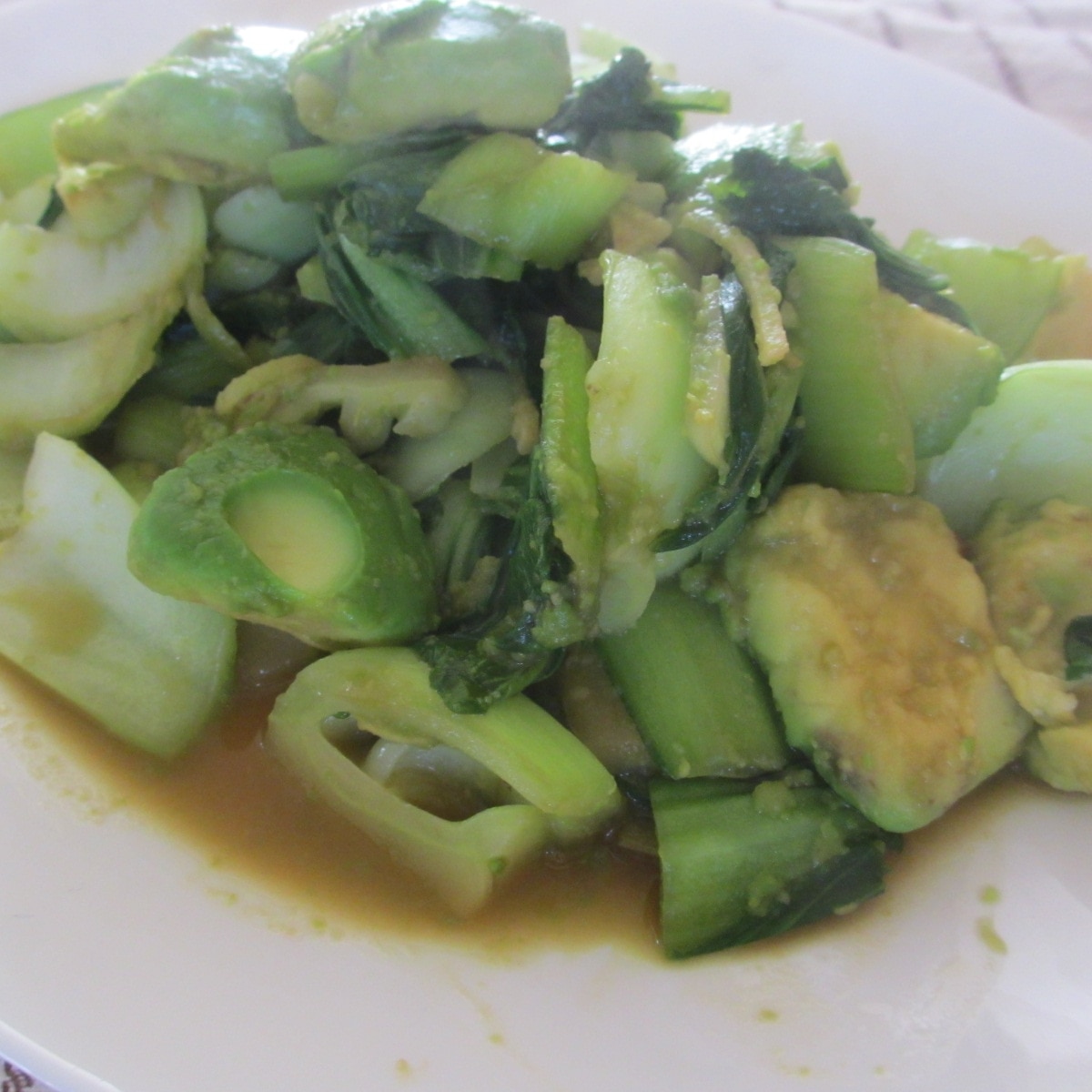 さっぱりおいしい。チンゲン菜とにんじんのポン酢和え