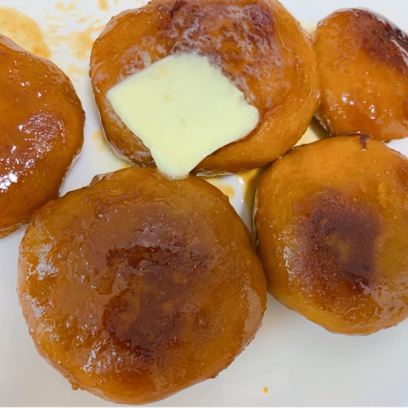 もちもちチーズのかぼちゃ餅