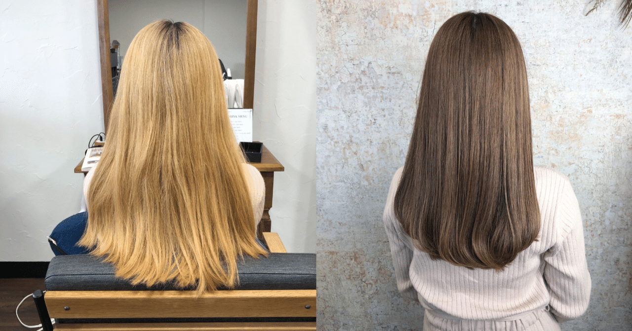 ⭐️保存版⭐️ 初めてブリーチにおすすめイルミナレシピ♡ ブリーチ1回・補色なしでベージュカラーに☺︎ Recipe ①BLONDOR PLEX Hox 6%2倍 ※イルミナクリームディベロッパー ※ブリーチ1回 ②根元 SAFARI10:BEACH8 3:1 ox3% ③中間〜毛先SAFARI12:BEACH10 4:1 ox