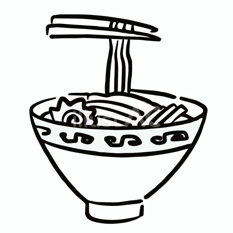 ラーメン 手書き イラスト 白黒イラスト - No: 23695392無料イラスト・フリー素材なら「イラストAC」