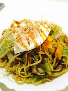 ほったらかしでできる焼きそばまゆログ