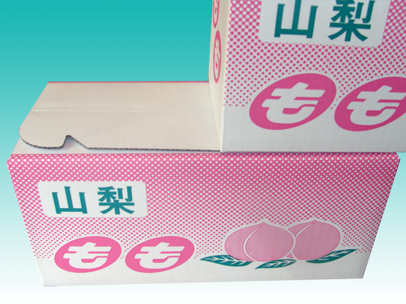 宅配100サイズ 桃5kg用パルプモウルドトレイにぴったりなダンボール箱宅配サイズ100 465×310×105 深さmmA式・茶格安価格のダンボール 段ボール 通販・購入・販売なら アースダンボール