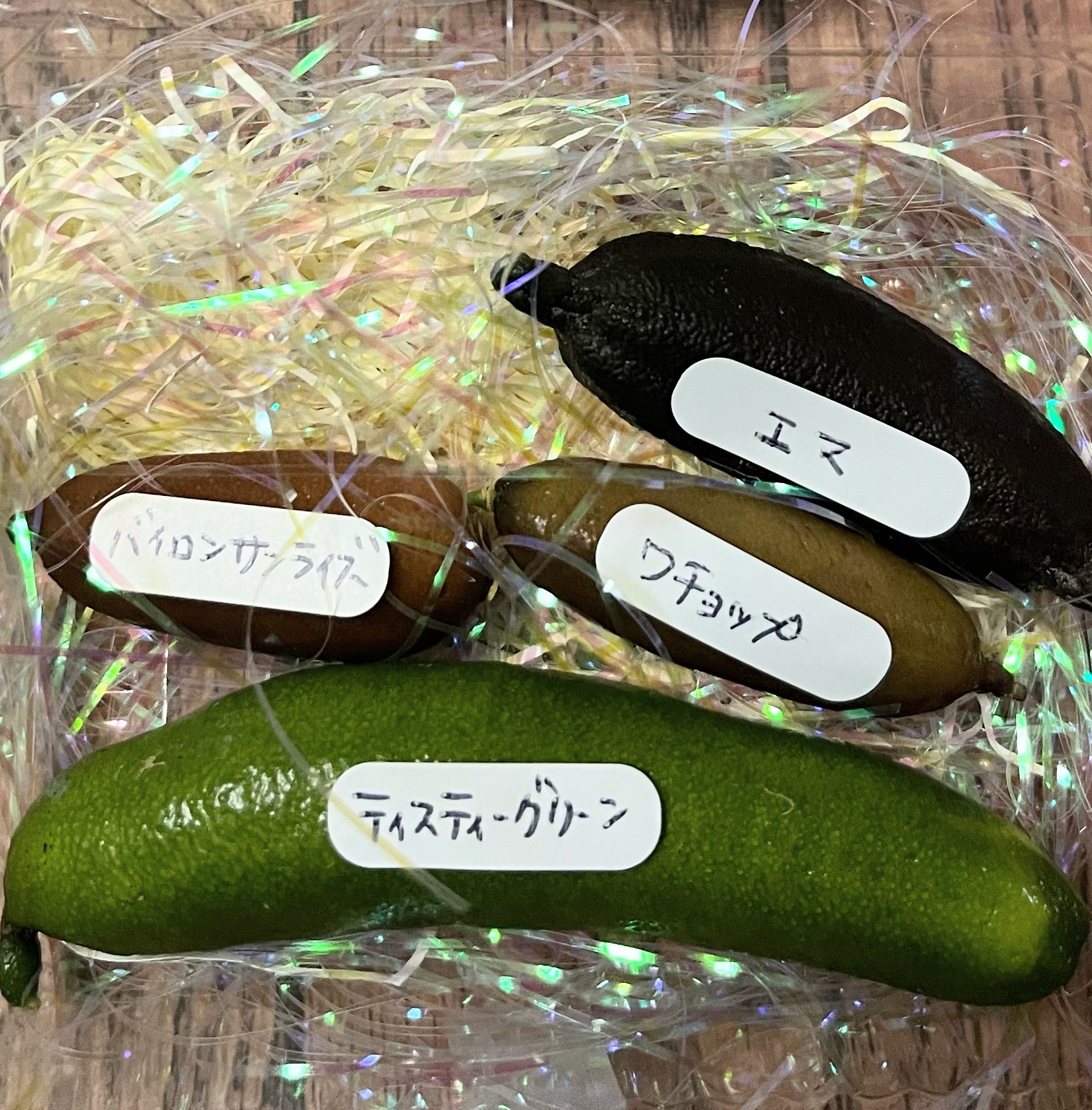 フィンガーライムで簡単お洒落カルパッチョ