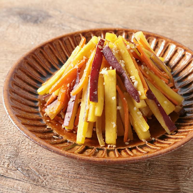 さつまいもの塩バターきんぴら - 伯方塩業株式会社